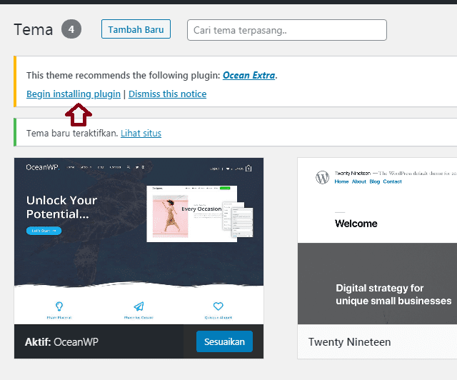 OceanWP Tema WordPress
