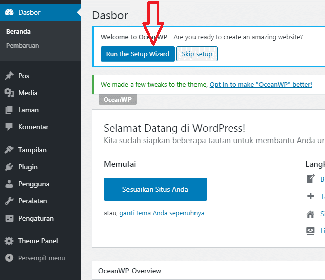 OceanWP Tema WordPress
