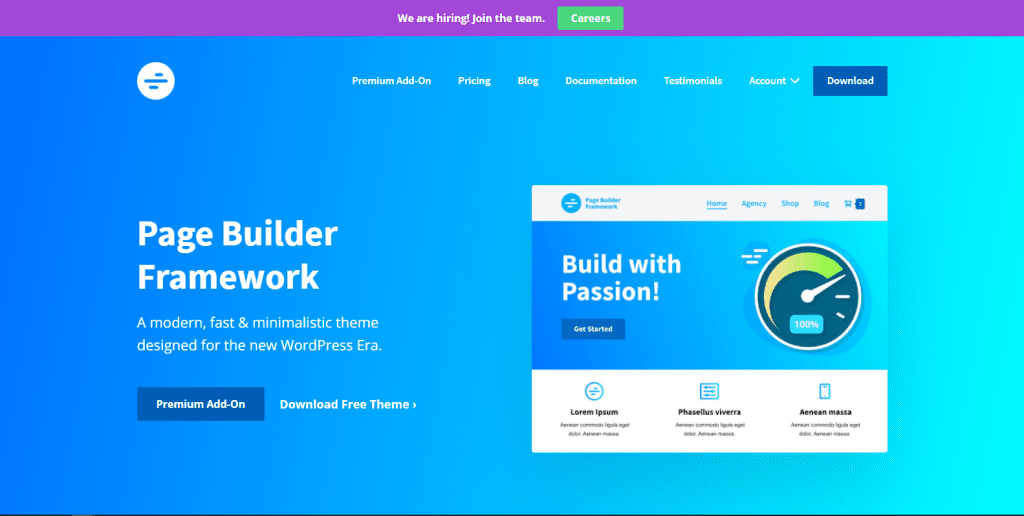 Page Builder Framework - Tema WordPress Gratis Ringan - Rahmandicom