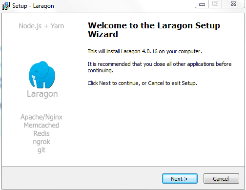 Cara instal Laragon