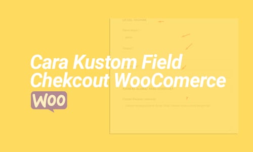 cara custom checkout woocommerce